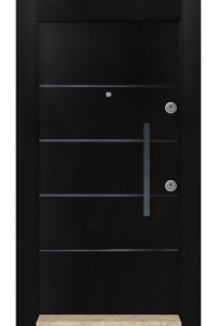 DORTURK ÇELİK KAPI SİSTEMLERİ Dış Iklim Kapısı, Yağmura Güneşe Dayanıklı Çelik Kapı Sol 11